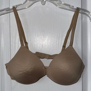 Hanes Beige Tan Bra Sz 36/XL